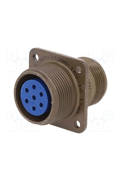 OEM Conector circular AMPHENOL 97-3100A-16S-1S, soclu, PIN 7, mamă, lipire, 9...