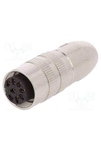 OEM Conector M16 LUMBERG 0322-08, mufă, mamă, PIN 8, 5A, 60V, lipire, pe cabl...