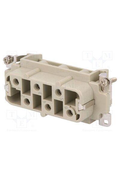 OEM Conector HDC DEGSON ELECTRONICS DSB-006-F, contacte, mamă, DSB, 6 pini, 6...