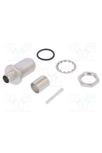 OEM Conector N TELEGÄRTNER J01021A0197, soclu, mamă, drept, 50Ω, crimpat, pt....