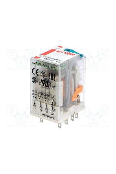 OEM Releu electromagnetic RELPOL R3N2013231024WTLD, Ubobină 24VDC, 3PDT, Icon...