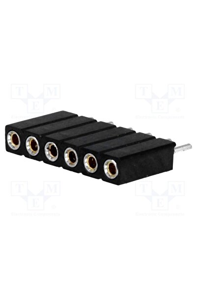 OEM Conector şiruri pini CONNFLY ZL307-1X6, soclu, mamă, PIN 6, THT, drept, 2...
