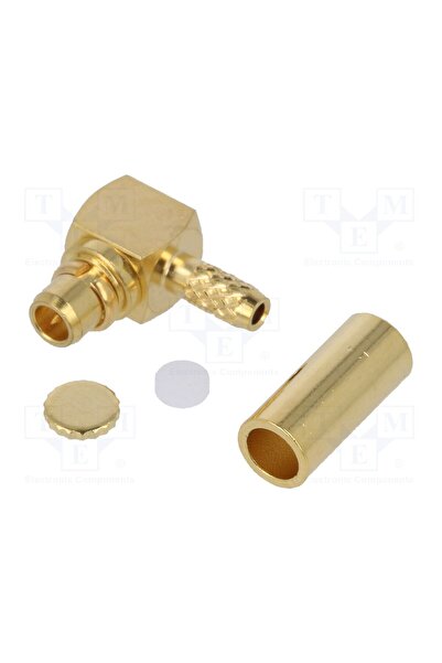 OEM Conector MMCX ADAM TECH RF12-08A-T-21-50-G, mufă, tată, în unghi, 50Ω, RG...