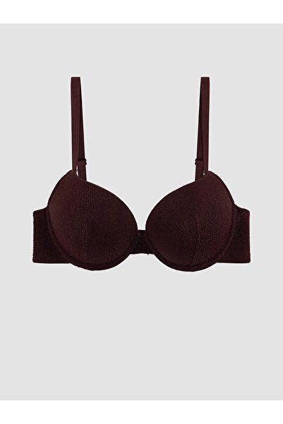 LC Waikiki Peak New Season Brown Underwire Padded T-Shirt Bra