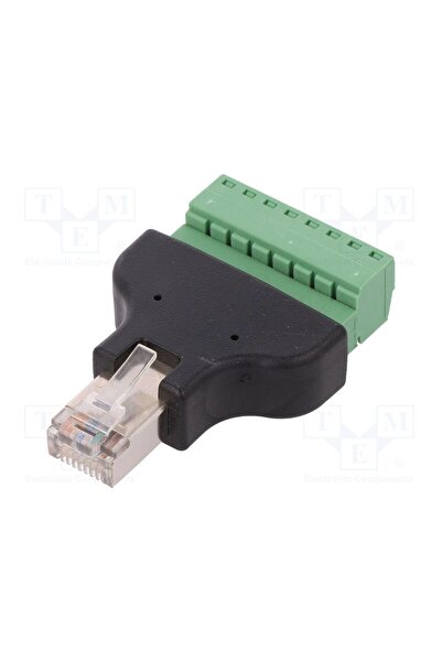 OEM Adaptor GOOBAY RJ45-M-TBR, PIN 8, regletă de conexiuni,RJ45 mufă