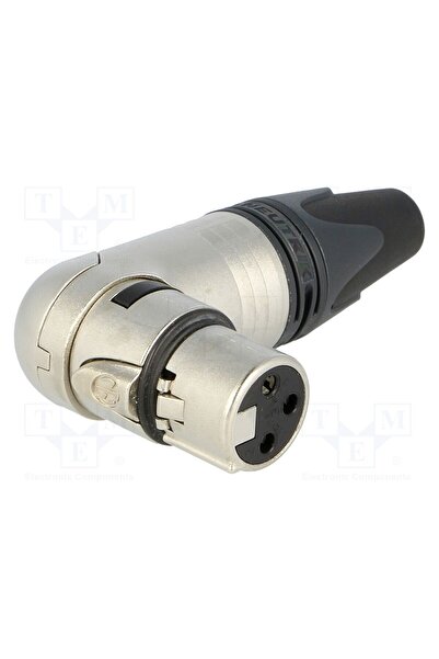 OEM Conector XLR NEUTRIK NTR-NC3FRX, mufă, mamă, RX, 16A, PIN 3, în unghi 90°...