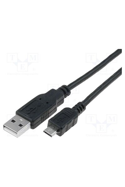 OEM Cablu VCOM CU271-015-PB, USB 2.0, USB A mufă,USB B micro mufă, 1,5m, negr...