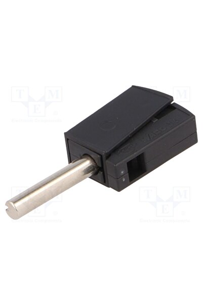 OEM Conector de laborator banană 4mm WAGO WGO-215311, mufă, 20A, 42V, neagră