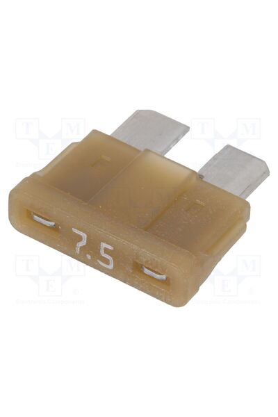 OEM Siguranţă LITTELFUSE 0ATO07.5HXGLO, auto, 7,5A, 12VDC, 19mm, SMART GLOW