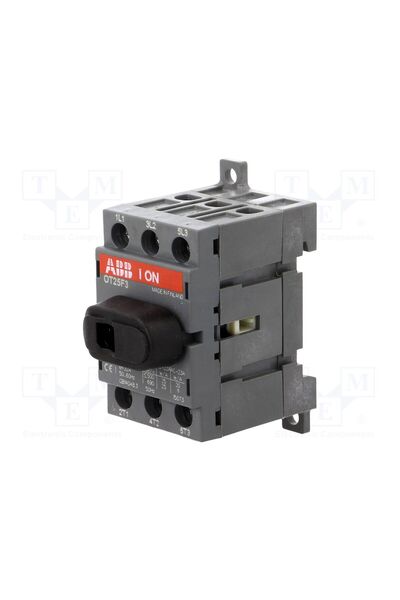 OEM Separator-întrerupător ABB OT25F3, Poli 3, pentru şină DIN, 25A, OT