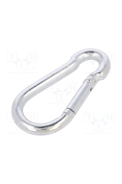 OEM Carabină DROMET D-KSO.5.50, oţel, pt cabluri, zinc, 5mm, Pachet 10 buc