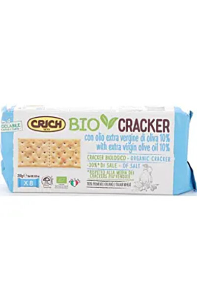 Crich Biscuiți ecologici nesărați cu ulei de măsline extravirgin 250g