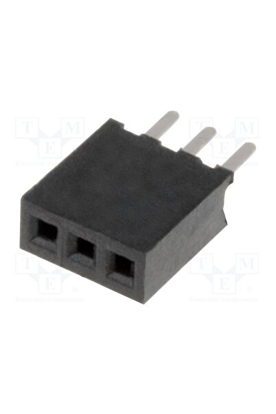 OEM Conector şiruri pini CONNFLY DS1065-01-1X3S8BV, soclu, mamă, PIN 3, THT, ...