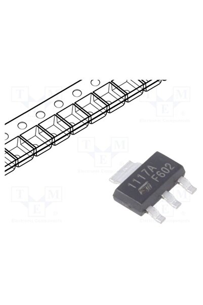 OEM IC stabilizator de tensiune STMicroelectronics LD1117ASTR, LDO,liniar,reg...