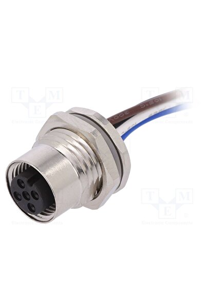 OEM Conector M12 TE Connectivity T4171110004-001, soclu, PIN 4, mamă, 250V, d...