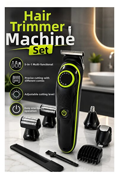 canrodi Dlyn 7504 5-in-1 Men's Grooming and Shaving Set 0-10 mm