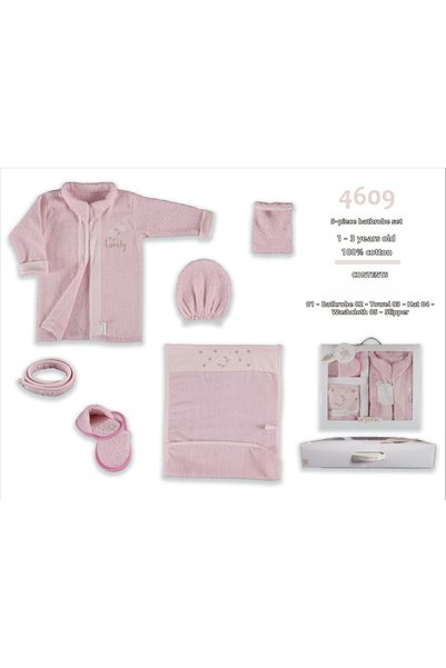 VANİLLİA 1-3 Years Old Baby Bathrobe Set |   Children's Bath Towel Set |   Co...