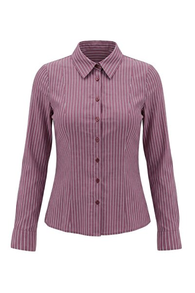 Trendyol Collection Burgundy Shirt Twoaw27Go00085