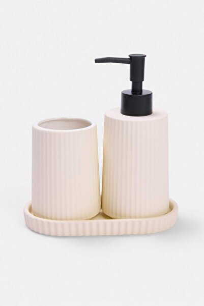TRENDYOLMİLLA HOME 3-teiliges Keramik-Badezimmer-Set TPHAW27BST00001