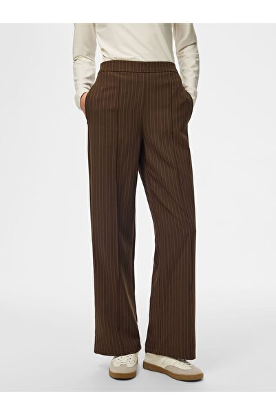 PIECES Pantaloni largi PCBOZZY cu dungi