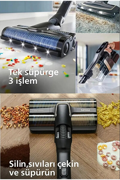 Philips 211e/süpürme/emme Fonksiyonlu Yeni Nesil Dikey Şarjlı Süpürge