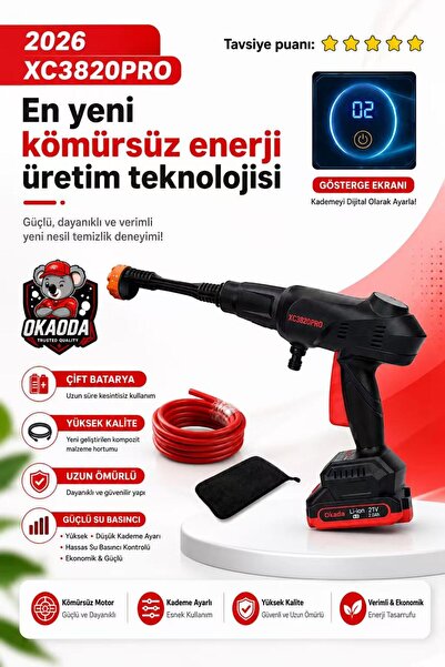 okaoda 🚀 2026 YENİ XC3820PRO Çift batarya(Önerilen) Güçlü Su Basıncı Gösterg...
