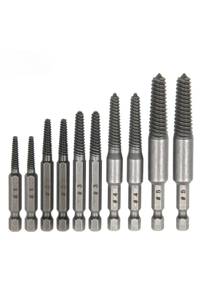 Choice Hexagon handle 10pc extractor set 10/6/5pc Hexagonal Shank Broken Head...