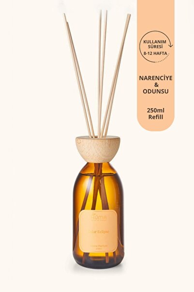 HUMA HOUSE OF HEAVEN Solar Eclipse Refil Çubuklu Oda Kokusu 250ml | Narenciye...