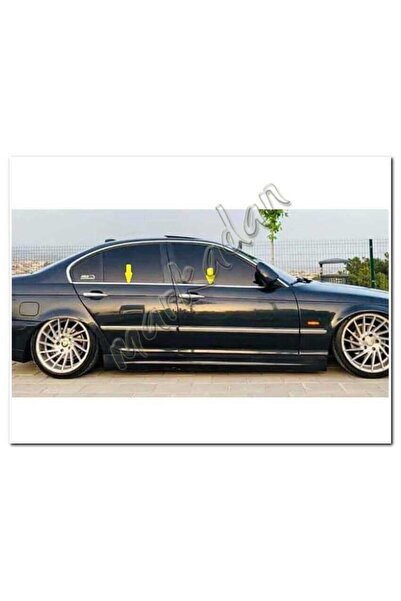 Markadan Bmw E46 Sedan Krom Cam Çıtası 1998-2006 4 Parça Paslanmaz Çelik
