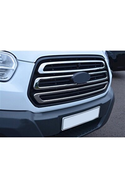 DB Chrome Ford Transit Ön Panjur Nikelajı 2014-2018 3 Parça P.Çelik
