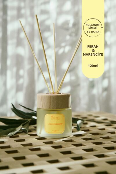 HUMA HOUSE OF HEAVEN Lemon Symphony Çubuklu Oda Kokusu 120ml | Ferah ve Naren...