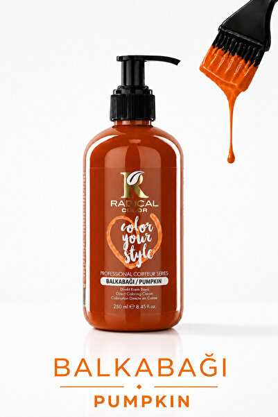 Radical Color Su Bazlı Saç Boyası 250 Ml Bal Kabağı