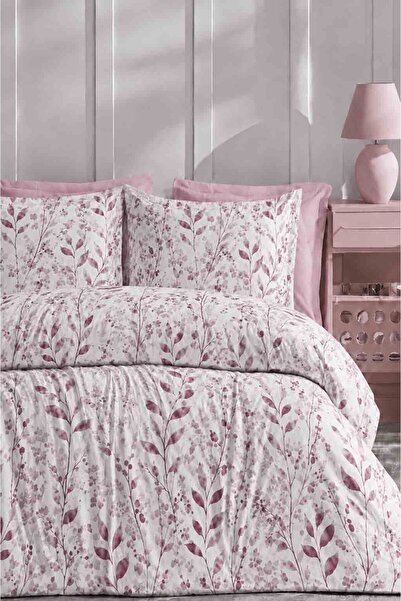 İQON Elastic Sheet Bedding Set Double Size Watercolor Rose