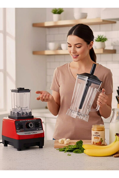 Yallabena SILVERCREST Professional Double-Cup Blender and Juicer, Multi-Funct...