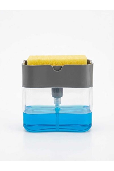 LEOXOL Soap Dispenser With Sponge Holder | 2 In 1 Kitchen Detergent Pump Orga...