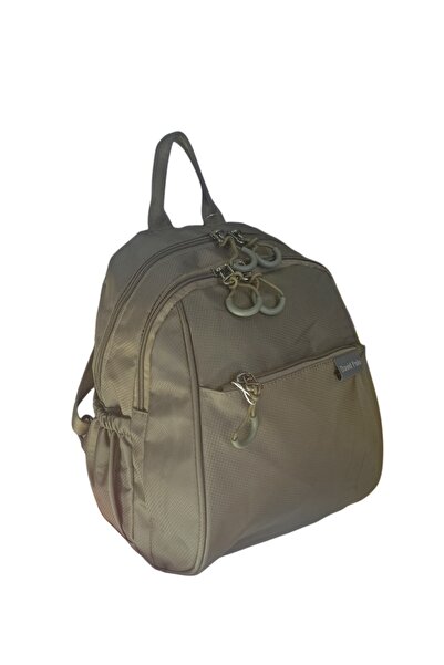 KY Dp Casual a Quality Khaki Multi-Compartment Water Repellent Sports Travel ...