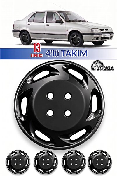 YONGA OTO AKSESUAR RENAULT 19 EUROPA 13 İnç Kırılmaz Jant Kapağı 4 Adet Piano...