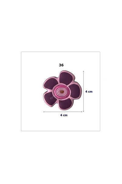 EYM Children's Room Furniture Handle Cabinet Knob Daisy No:36