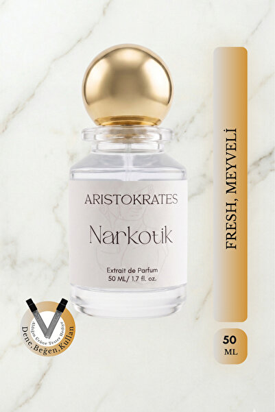 Aristokrates Narkotik Erkek Extrait de Parfüm 50 ML | Odunsu, Çiçeksi | Şefta...