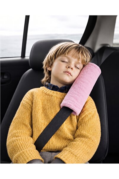 ubeybi Child Safety Belt Pillow Soft Cotton Comfortable Car Travel Pillow wit...