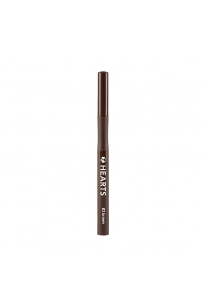 Hearts Liquid Eyebrow Pen – Dark Brown 02