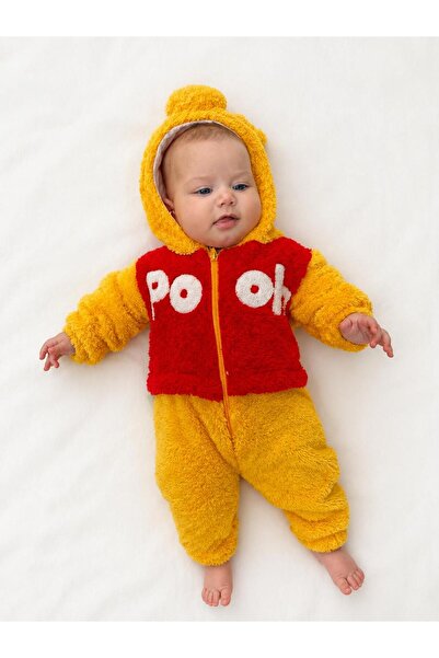 Minizade Winnie the Pooh Welsoft Plush Unisex Zippered Winter Baby Sleeping B...