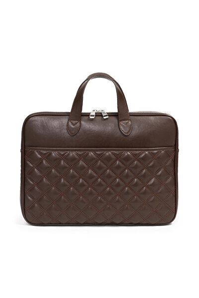 Sevinç Çanta MacBook Air Pro 13.3" & 14" Inch Laptop Briefcase Brown