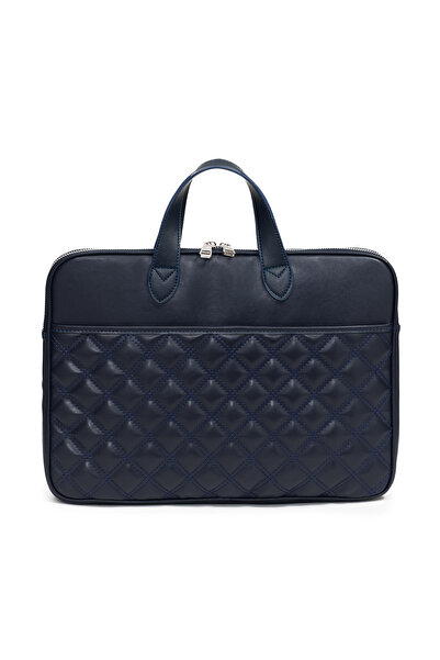 Sevinç Çanta MacBook Air Pro 13.3" & 14" Inch Laptop Briefcase Navy Blue