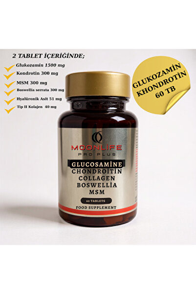 Glukozamin Chondrotin Collagen Boswellia MSM TİP II 60 Tablet