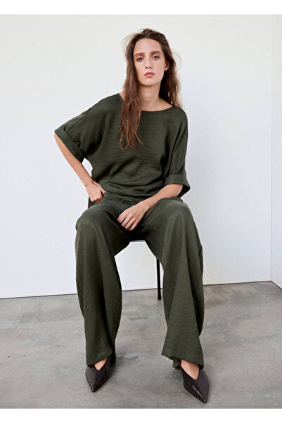 MANGO Woman Blouse salvia-w