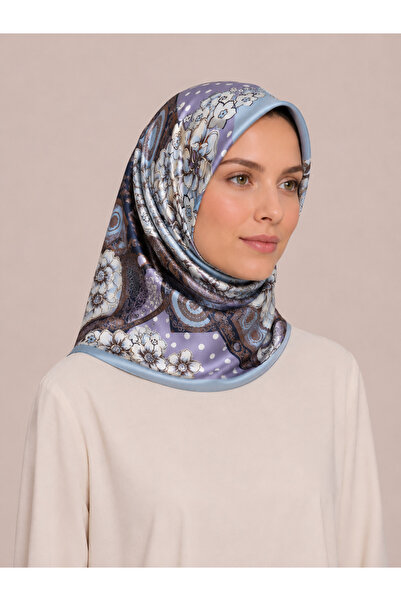 Pierre Cardin وشاح حريري منقوش بالزهور المختلطة 30972