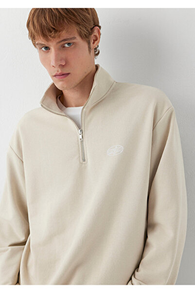 Mavi MVJNS Bisiklet Yaka Bej Sweatshirt 0S10675-70144