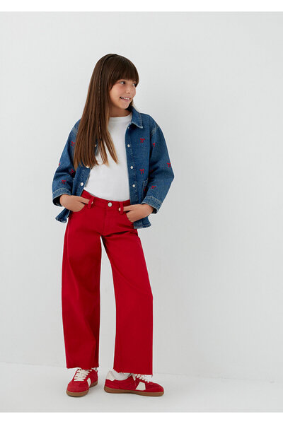 Mavi Lory 90lar Kırmızı Renkli Denim Pantolon 7010036-89488