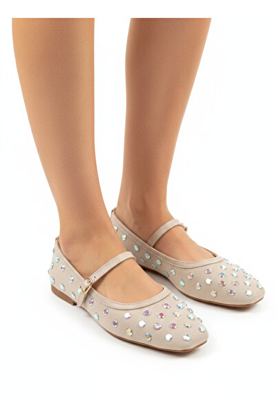 stoneclass Vintage Inspired Mary Janes Shoes with Shiny Detail and Elegant Bu...